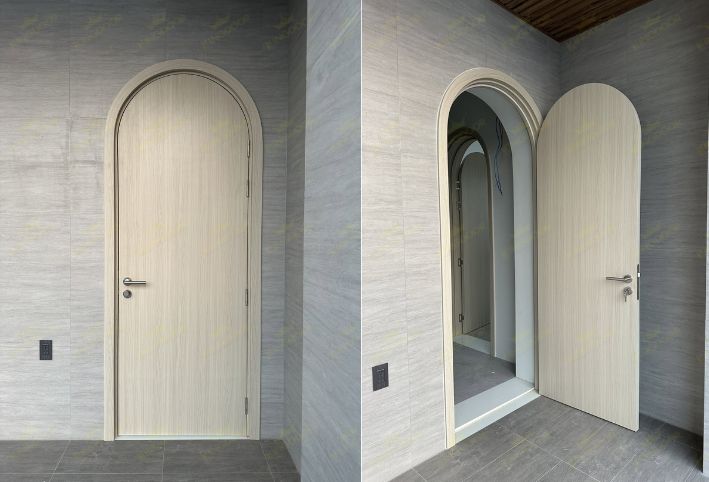 BÁO GIÁ CỬA NHỰA COMPOSITE VÒM PHỦ DA