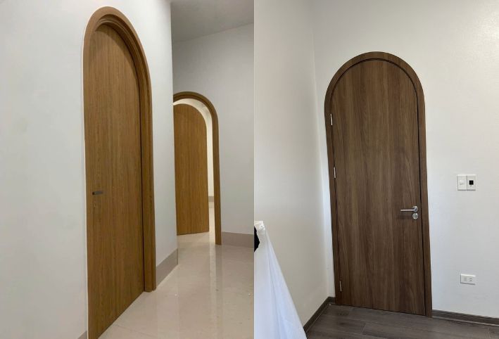 BÁO GIÁ CỬA NHỰA COMPOSITE VÒM VÂN GỖ