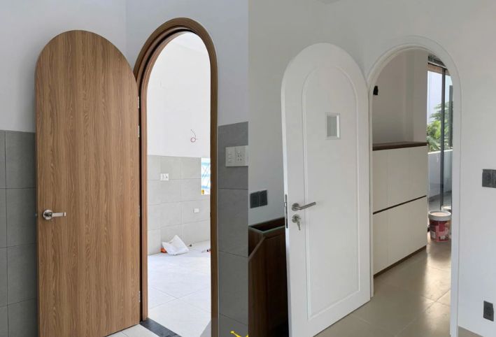 CỬA COMPOSITE VÒM