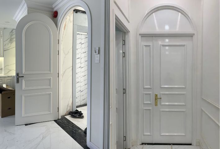 CỬA COMPOSITE PHÀO NỔI TÂN CỔ ĐIỂN