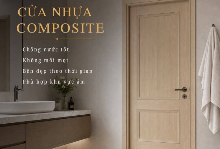 SO SÁNH CỬA NHỰA COMPOSITE VÀ CỬA GỖ CÔNG NGHIỆP
