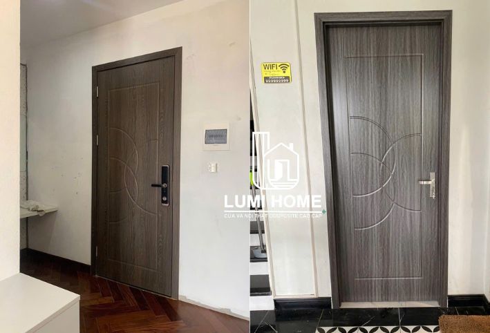 Chi tiết cấu tạo vượt trội của cửa nhựa gỗ composite chất lượng cao