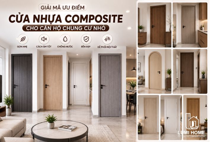 Tại sao cửa nhựa Composite là lựa chọn hàng đầu cho không gian hẹp?