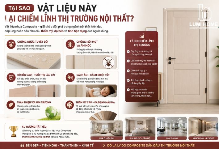 Tại sao vật liệu này lại chiếm lĩnh thị trường nội thất
