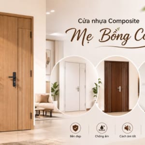 Cấu tạo chi tiết của cửa nhựa Composite mẹ bồng con chuẩn kỹ thuật