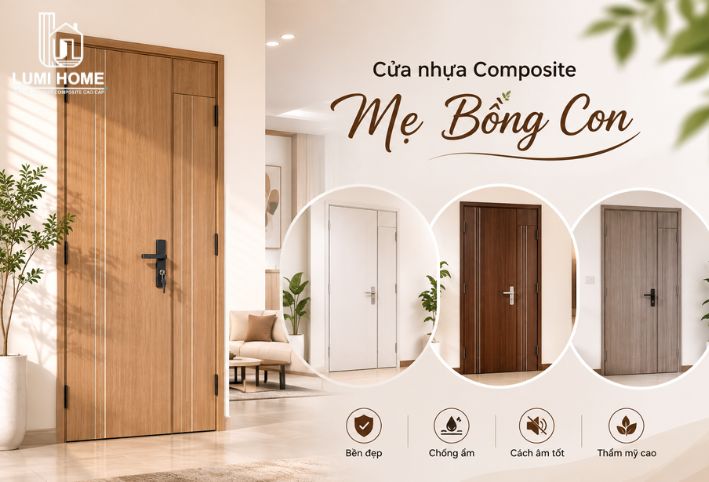 cua-nhua-composite-me-bong-con (3) Cấu tạo chi tiết của cửa nhựa Composite mẹ bồng con chuẩn kỹ thuật