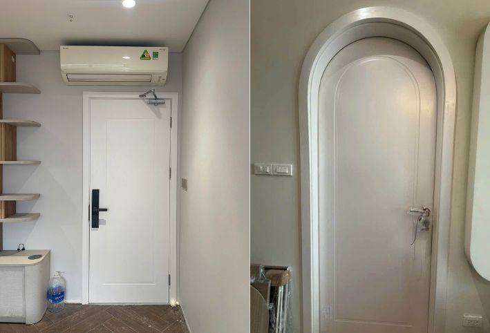 Bộ sưu tập mẫu cửa nhựa composite 1 cánh đẹp dẫn đầu xu hướng phòng ngủ