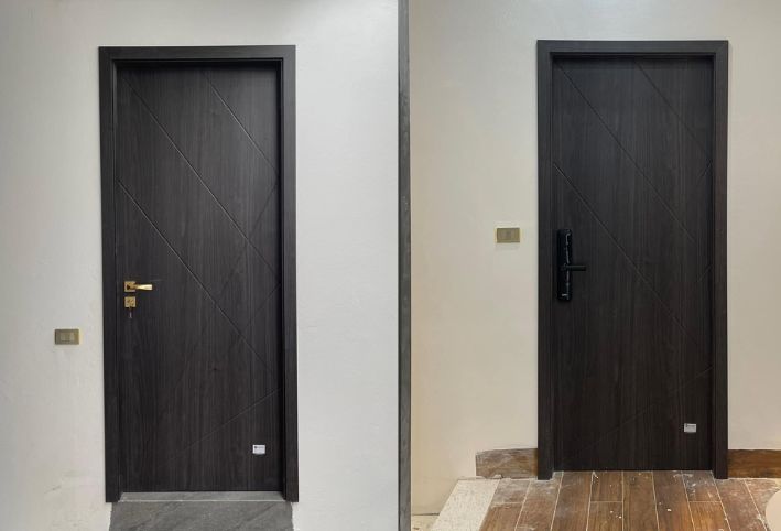 Bộ sưu tập mẫu cửa nhựa composite 1 cánh đẹp dẫn đầu xu hướng phòng ngủ Các mẫu cửa nhựa composite 1 cánh đẹp, hiện đại cho phòng ngủ gia đình