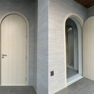 CỬA NHỰA COMPOSITE VÒM CONG THÔNG PHÒNG
