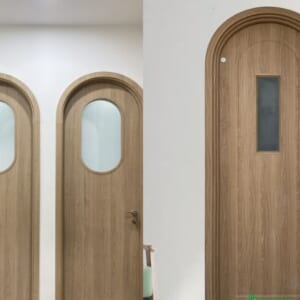 cửa nhựa composite ô kính đa dạng phong cách thiết kế