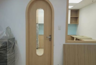 CỬA NHỰA COMPOSITE VÒM CONG