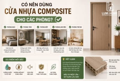 Có nên dùng cửa nhựa Composite cho các phòng trong nhà không?