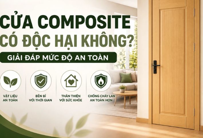 Cửa nhựa composite có độc hại không