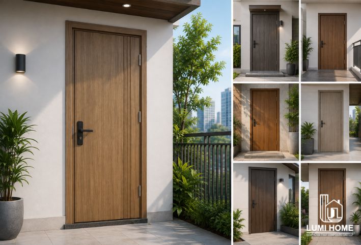 Cửa nhựa composite dùng ngoài trời được không
