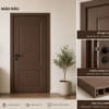 Cửa nhựa Composite màu nâu - Đẳng cấp và ấm áp cho ngôi nhà hiện đại