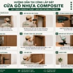 Lắp đặt cửa nhựa composite chuẩn kỹ thuật