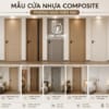 Các mẫu cửa nhựa composite phòng ngủ hiện đại, sang trọng và cách âm tốt